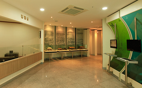 김우진관 전시실 내부모습