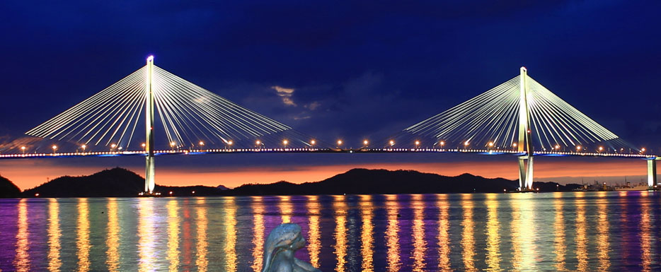 Sunset from Mokpodaegyo Bridge