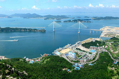 유달산에서 바라본 다도해