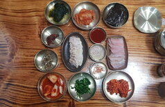 홍어삼합(국내산, 흑산도 홍어삼합)