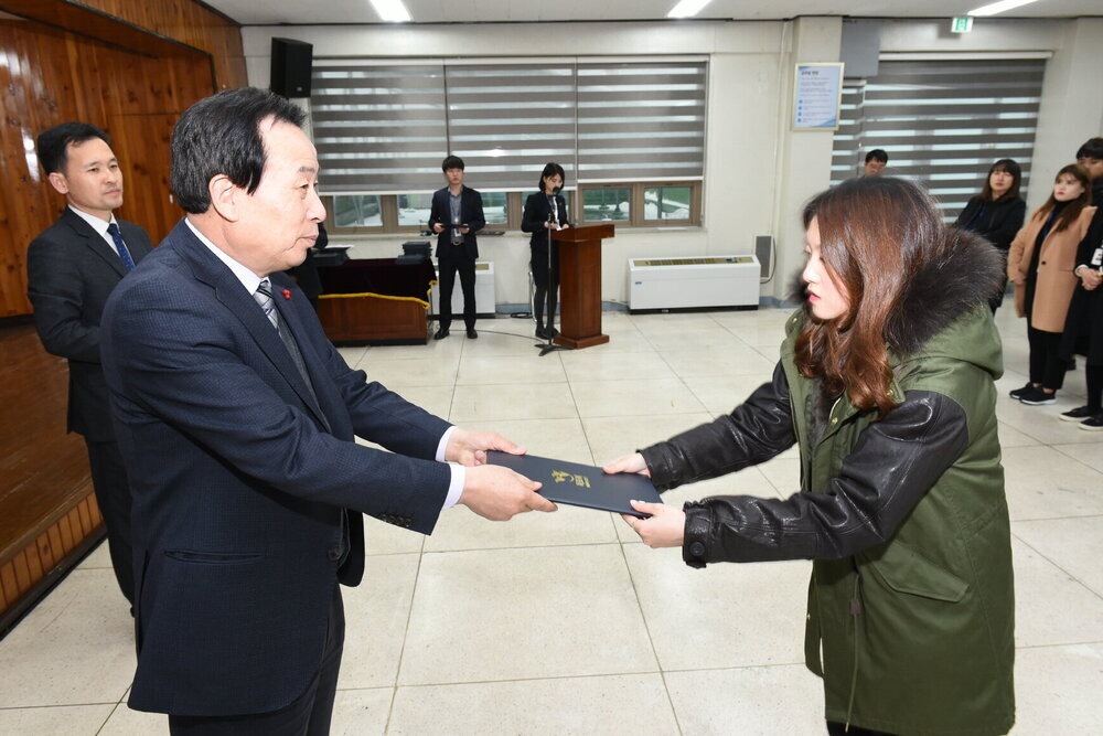 박홍률 목포시장 임용장 전달.