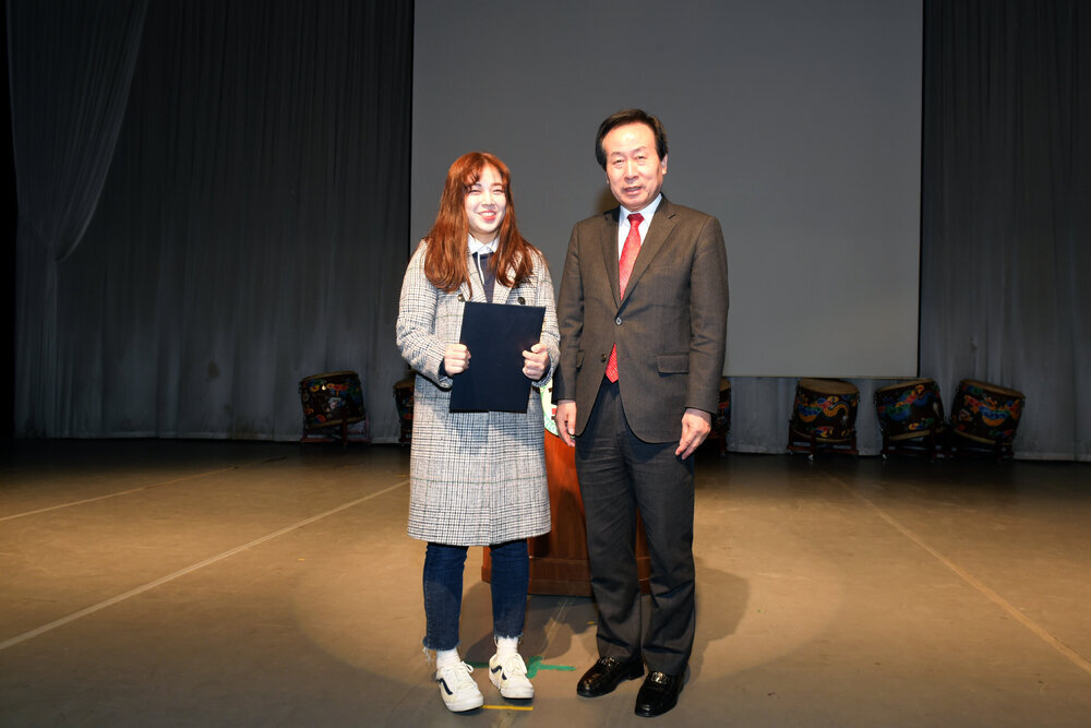 박홍률 목포시장 시장상 시상.