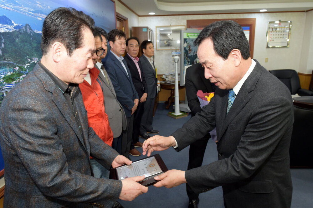 박홍률 목포시장 시상.