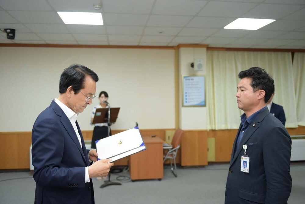 2018년도 하반기 5급 정기인사 임용장교부(07.11.상황실)