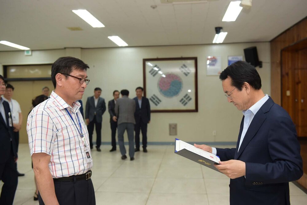 2018년08월13일 5급이하 정기인사 임용장 교부식