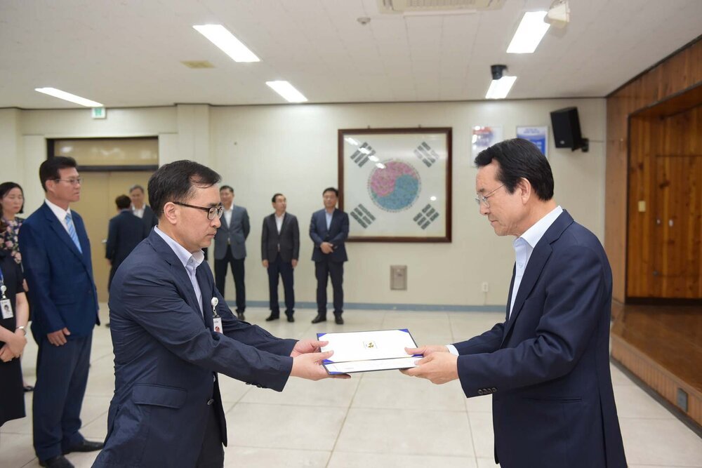 2018년08월13일 5급이하 정기인사 임용장 교부식