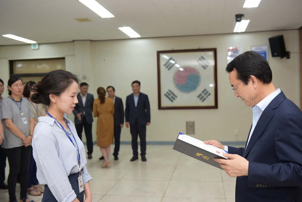 2018년08월13일 5급이하 정기인사 임용장 교부식