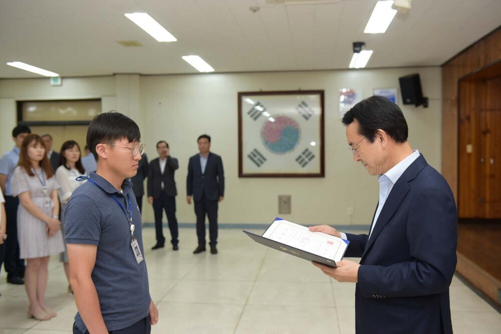 2018년08월13일 5급이하 정기인사 임용장 교부식