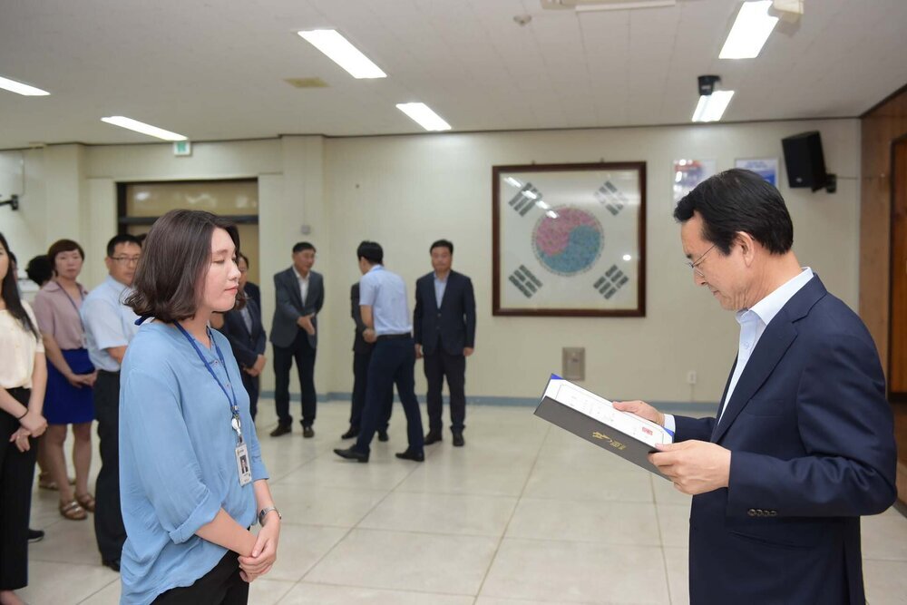 2018년08월13일 5급이하 정기인사 임용장 교부식