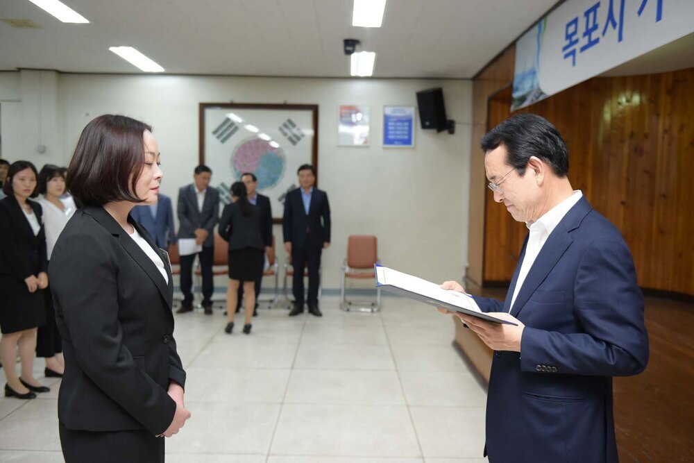 신규공무원 임용장수여식(08.31.상황실)
