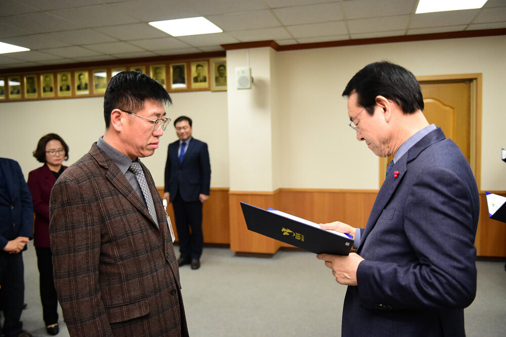 2019년도 상반기 5급이상 임용장교부