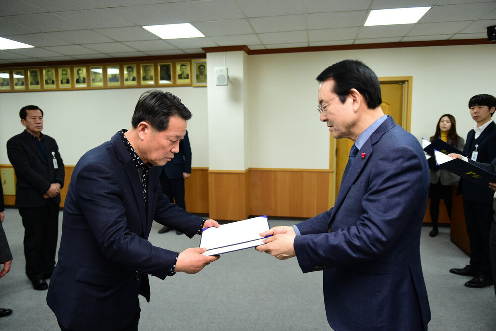 2019년도 상반기 5급이상 임용장교부