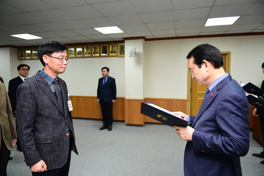 2019년도 상반기 5급이상 임용장교부