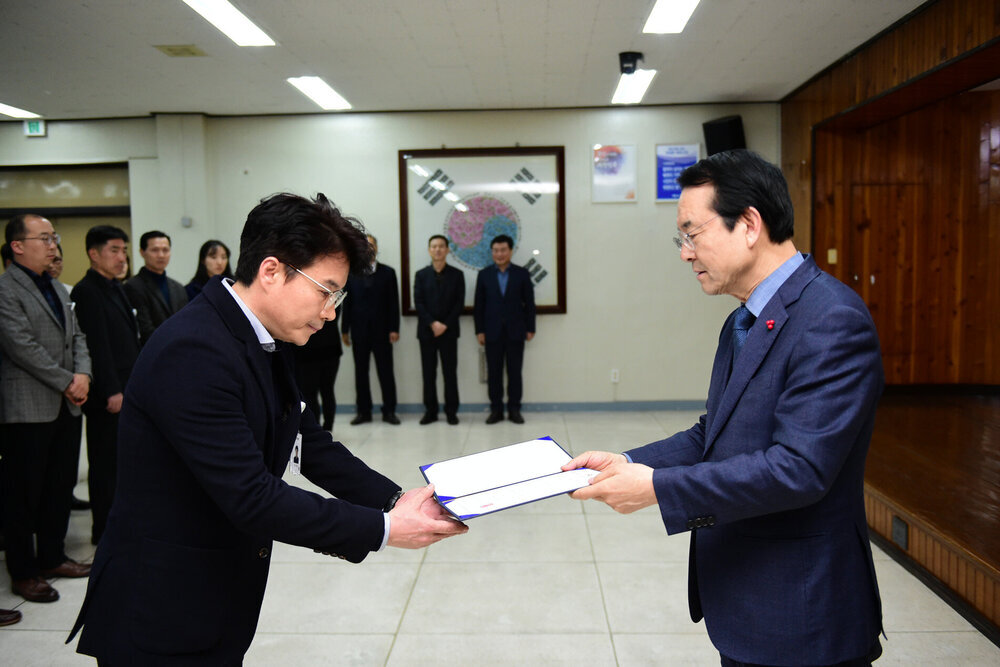 2019년도 상반기 6급이하 정기인사 임용장교부-2