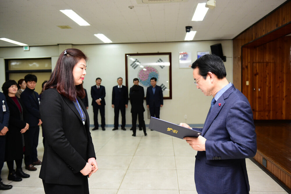 2019년도 상반기 6급이하 정기인사 임용장교부-4