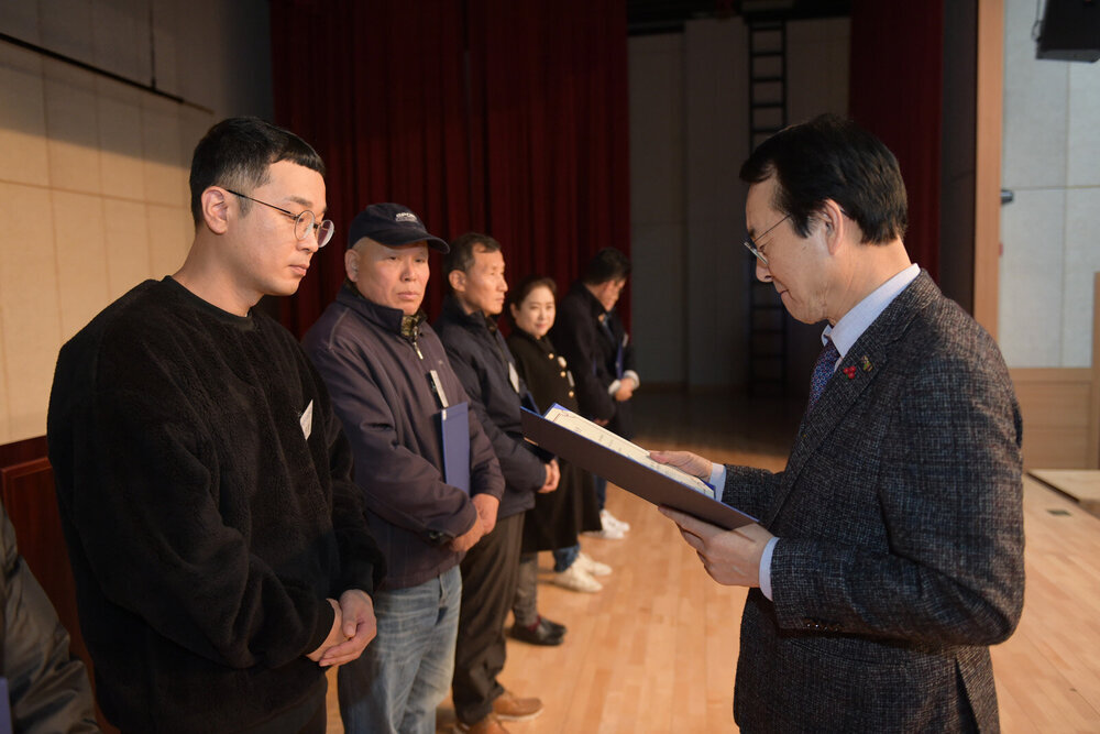 모범음식점 지정증 교부 및 영업주 교육