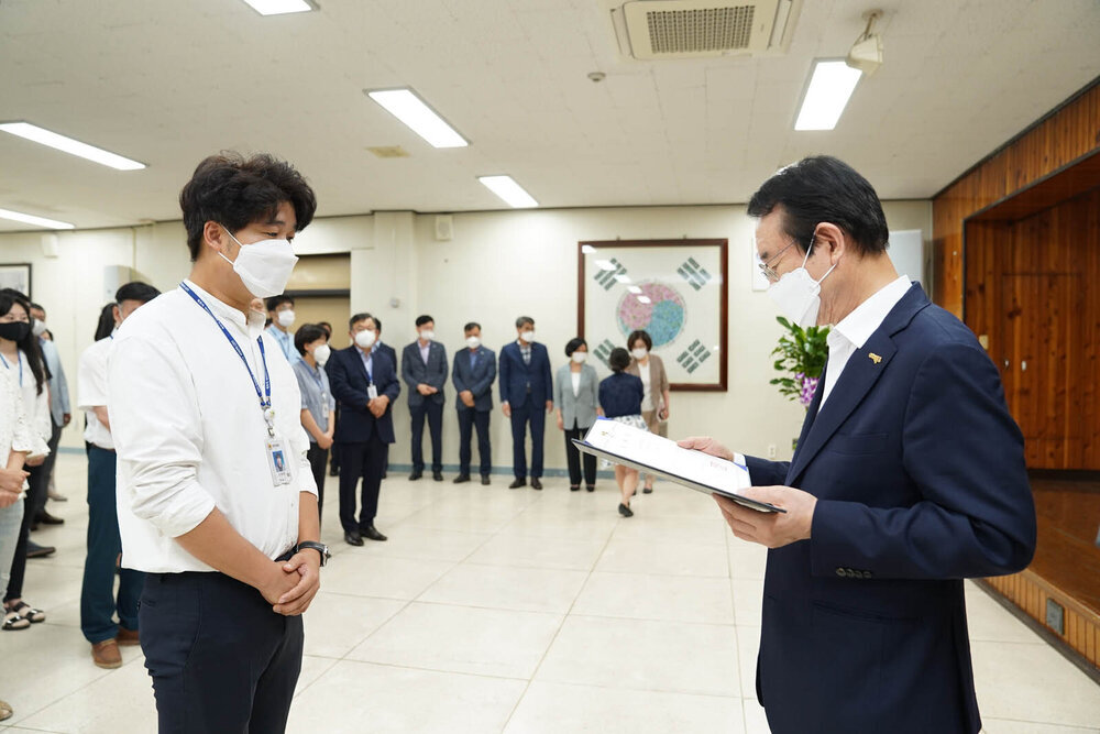 2021년도 하반기 4급 이하 정기인사 임용장 수여식 -1