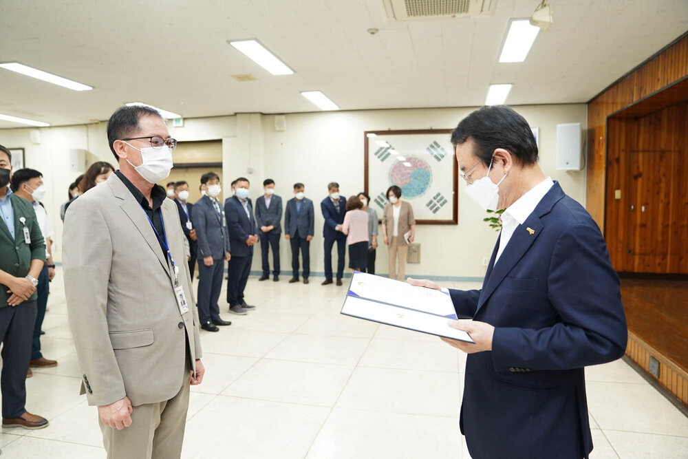 2021년도 하반기 4급 이하 정기인사 임용장 수여식 -1