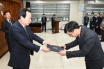 박홍률 목포시장 임용장 전달.