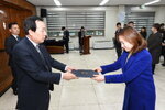 박홍률 목포시장 임용장 전달.