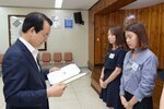 08월 정례조회 성실,친절직원 시상