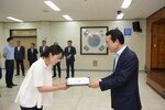 2018년08월13일 5급이하 정기인사 임용장 교부식